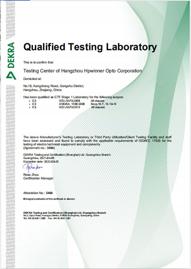 Hpwinner Qualified Testing Laboratory