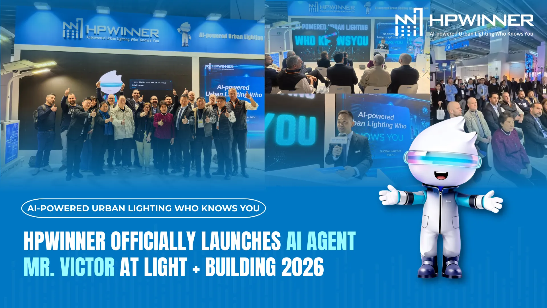 HPWINNER Officially Launches AI Agent MR. Victor at Light + Building 2026